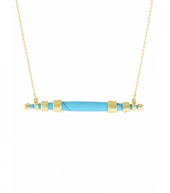 House of Harlow 1960 Rift Valley Horizontal Pendant Necklace
