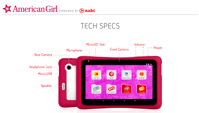 nabi-american-girl-tech-specs