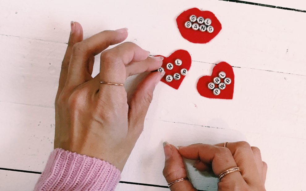 DIY Girl Power pins