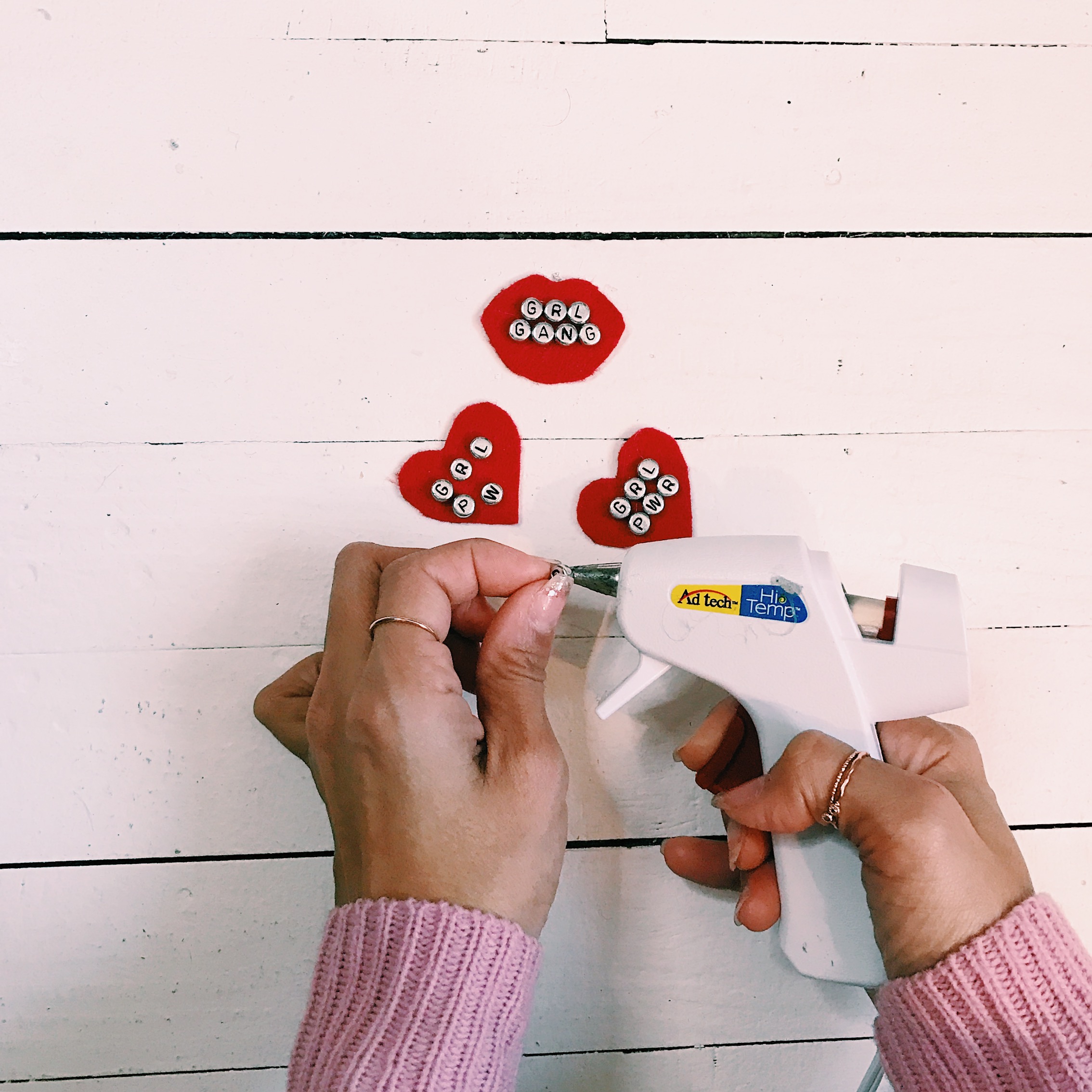 DIY Girl Power Pins