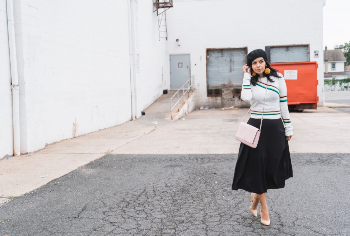 black beret look