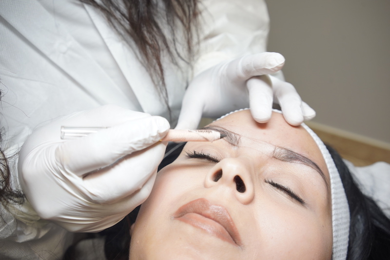 microblading mapping brows