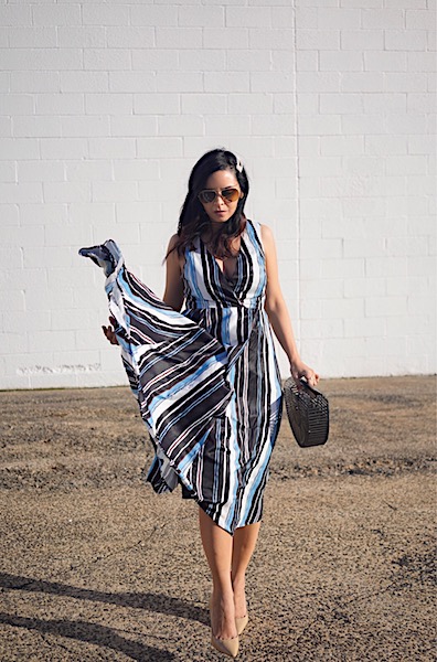 striped dress