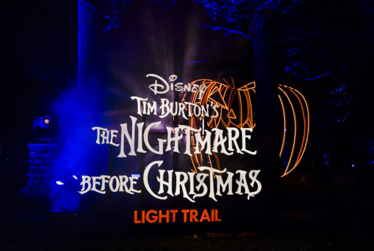 The Nightmare Before Christmas Lights Trail